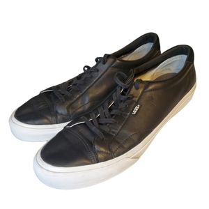 Vans Black Leather Low-top Sneakers